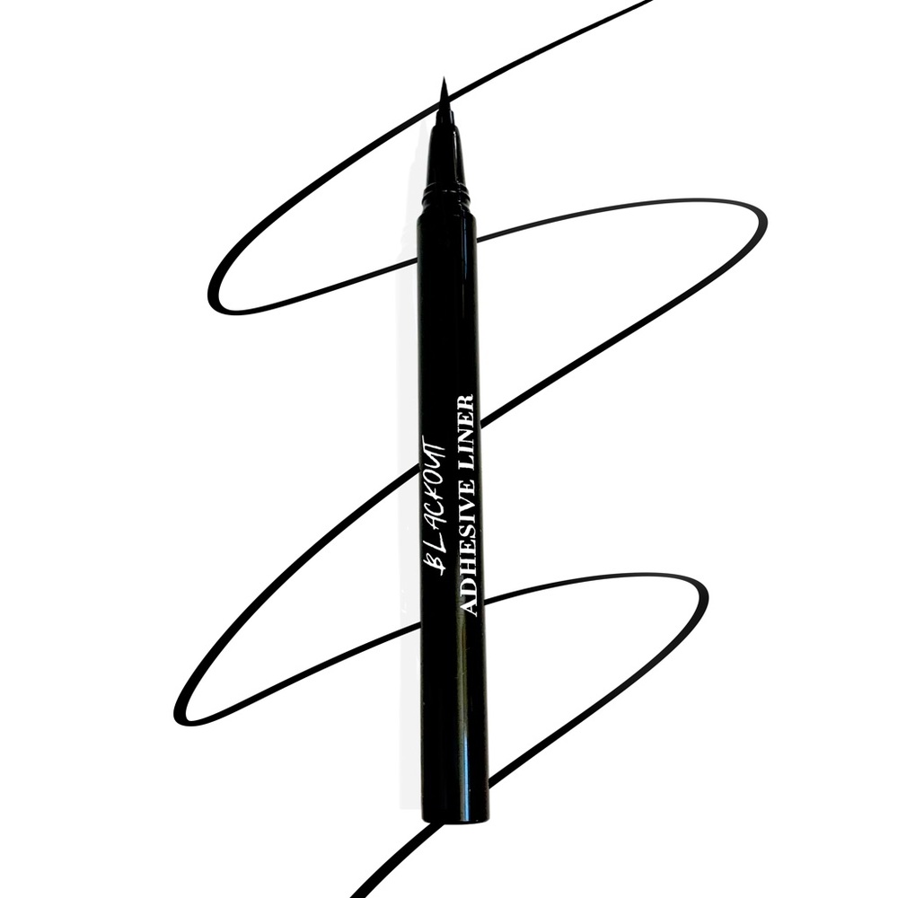 2 in 1  black eyeliner and lash glue pen